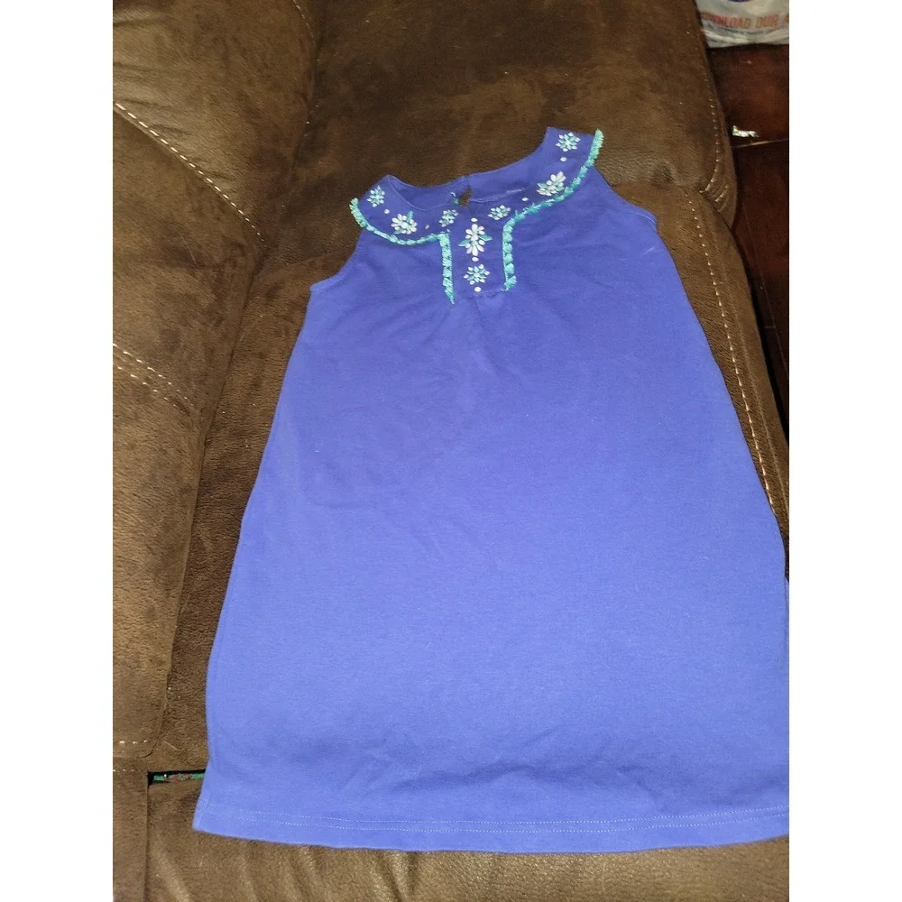 Gymboree sparkle safari blue dress‎ size 10